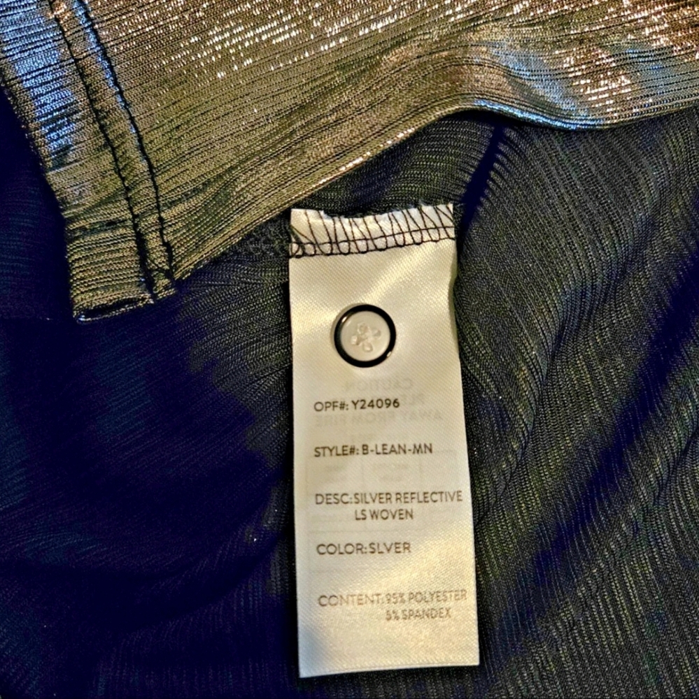 Shimmering Metallic Shirt- Size Small - Picture 6 of 16
